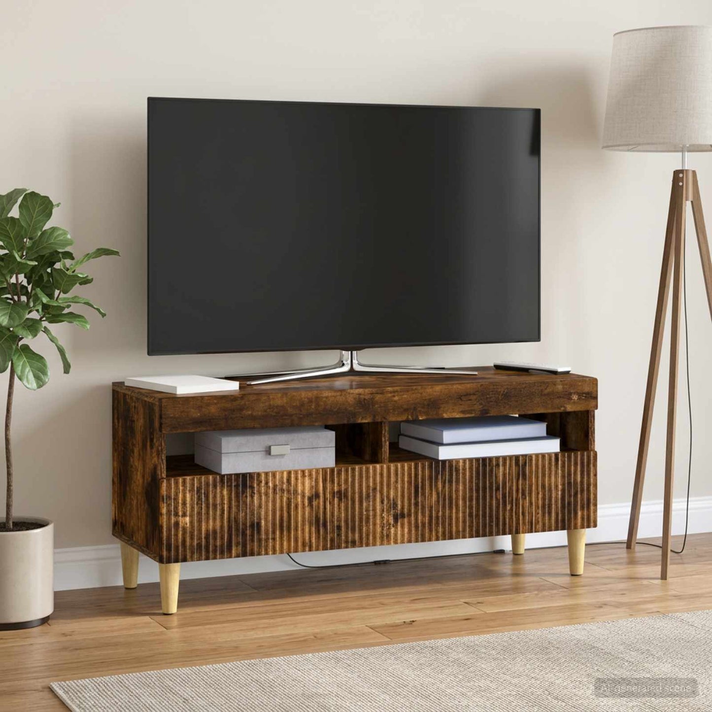vidaXL Ντουλάπα LED Τηλεόρασης ARNHEM 100 x 35 x 43 εκ.