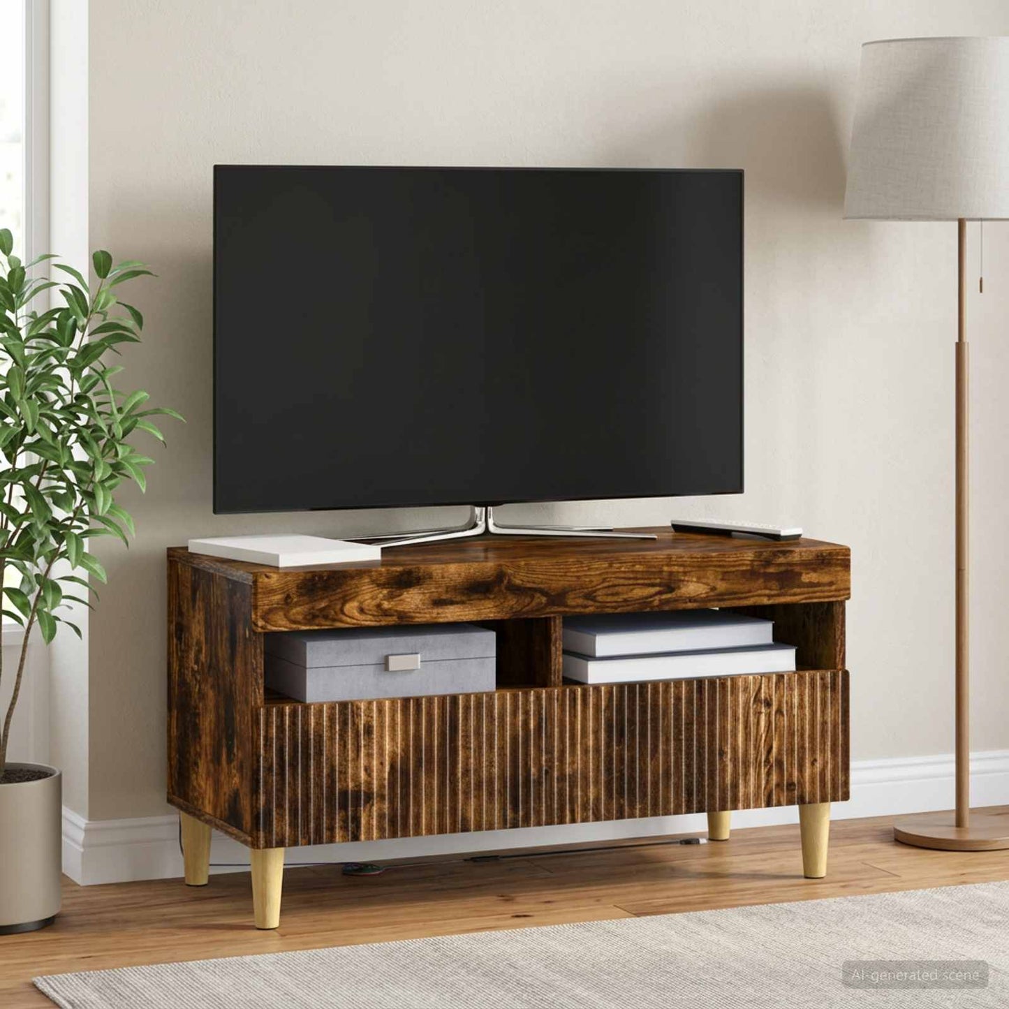 vidaXL Ντουλάπα LED Τηλεόρασης ARNHEM 81 x 35 x 43 εκ.