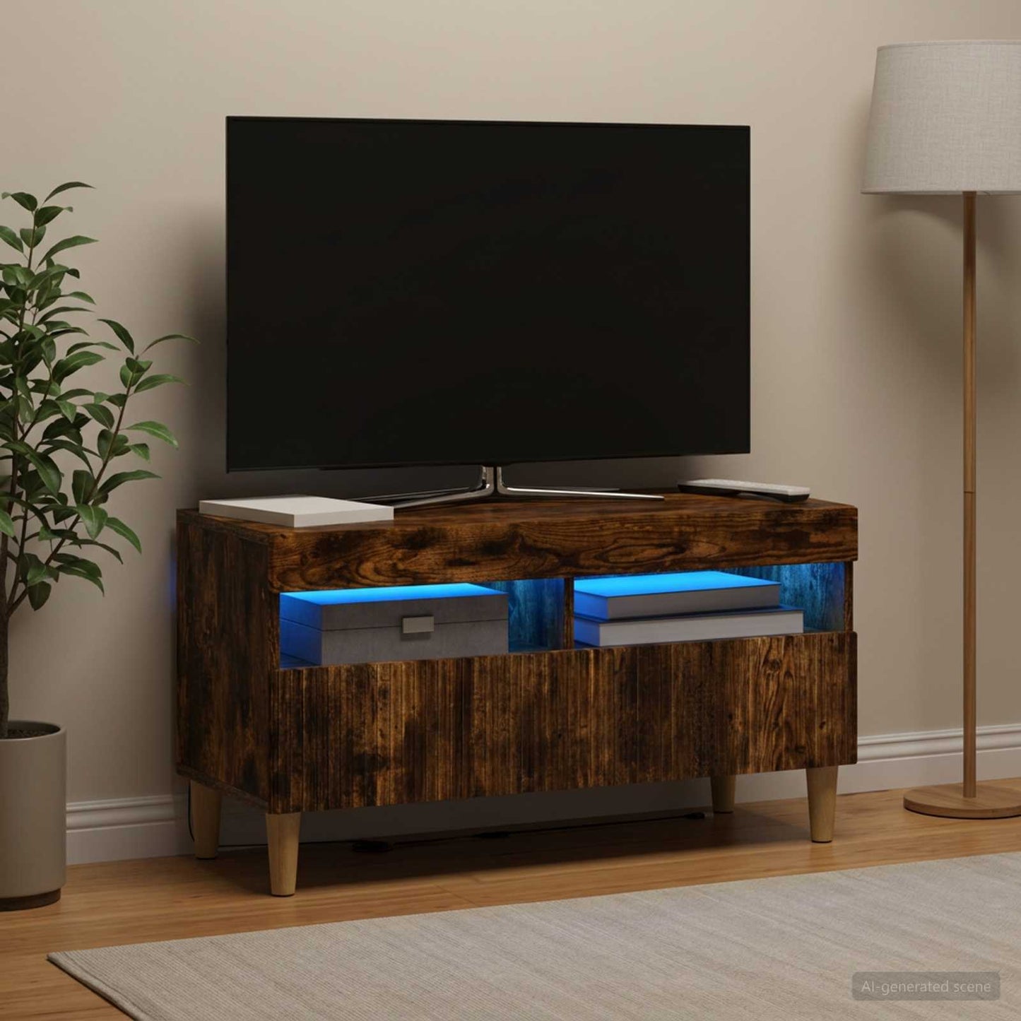 vidaXL Ντουλάπα LED Τηλεόρασης ARNHEM 81 x 35 x 43 εκ.