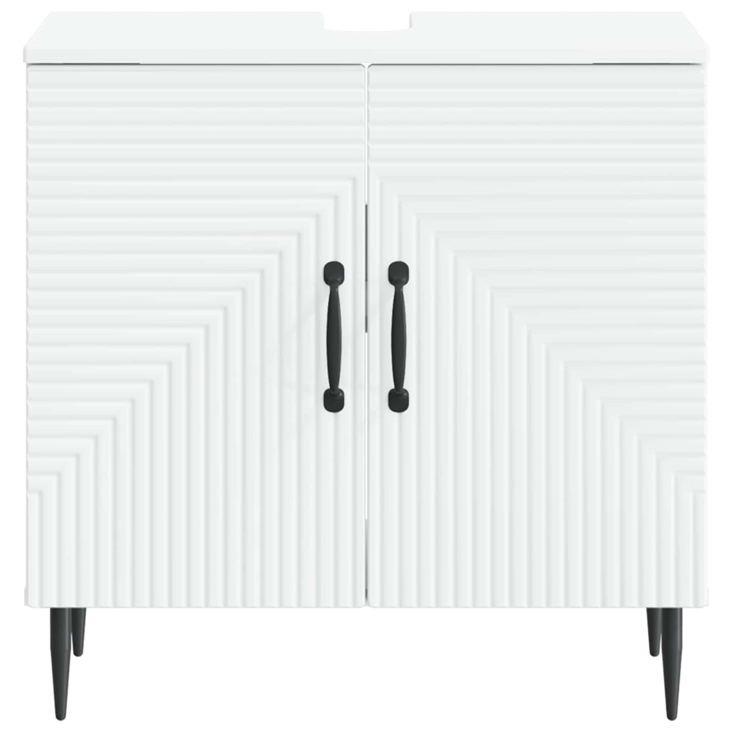 vidaXL Ντουλάπα Νιπτήρα Mπάνιου HAARLEM Λευκό 59,5 x 31,5 x 59 εκ.