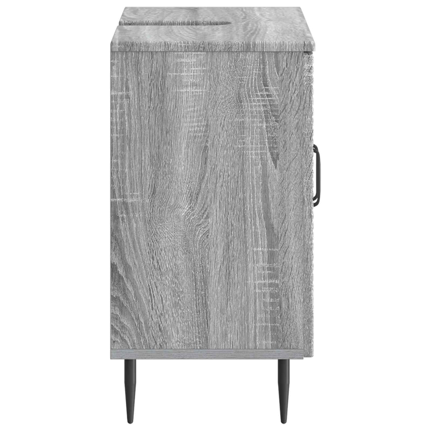 vidaXL Ντουλάπα Νιπτήρα Mπάνιου HAARLEM Γκρι Sonoma