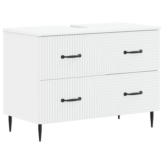 vidaXL Ντουλάπα Νιπτήρα Mπάνιου HAARLEM Λευκό 82 x 41 x 58,5 εκ