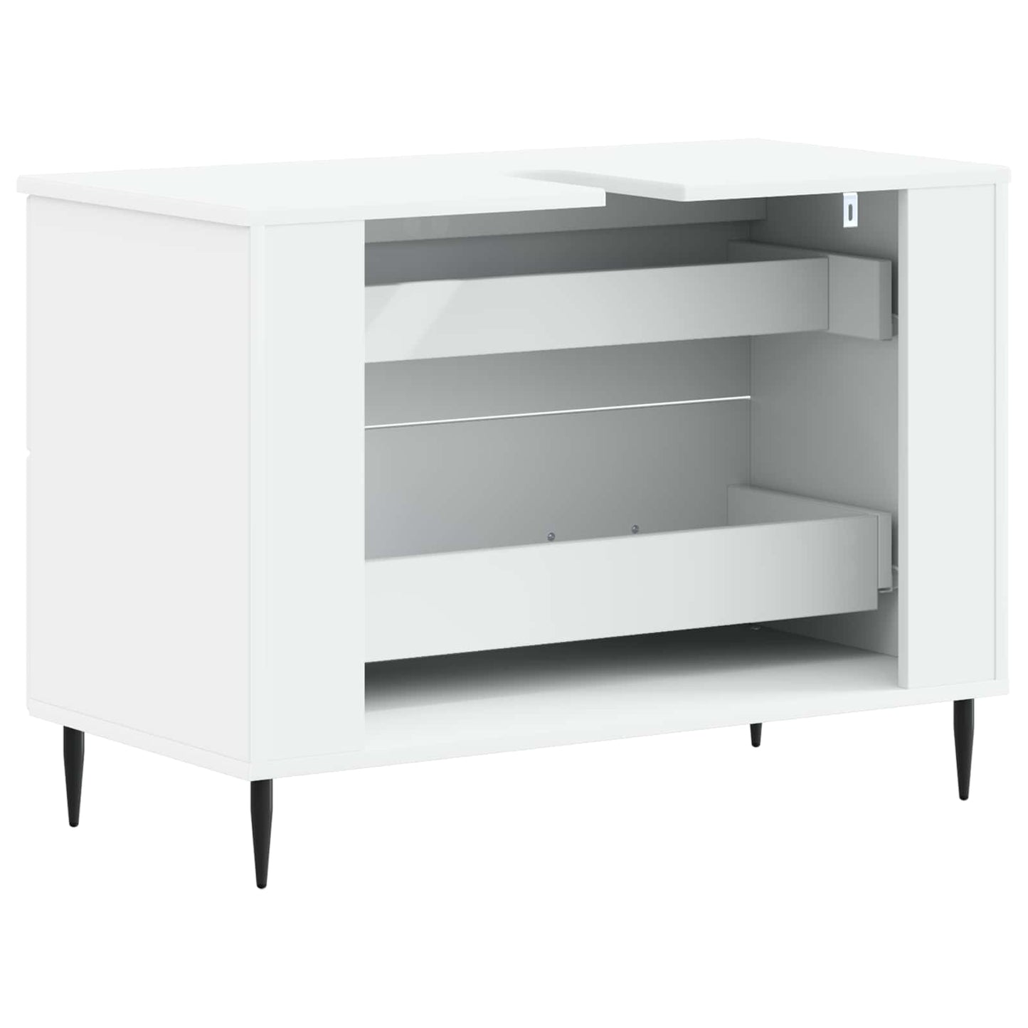 vidaXL Ντουλάπα Νιπτήρα Mπάνιου HAARLEM Λευκό 82 x 41 x 58,5 εκ