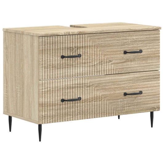 vidaXL Ντουλάπα Νιπτήρα Mπάνιου HAARLEM Sonoma Δρυς 82 x 41 x 58,5 εκ
