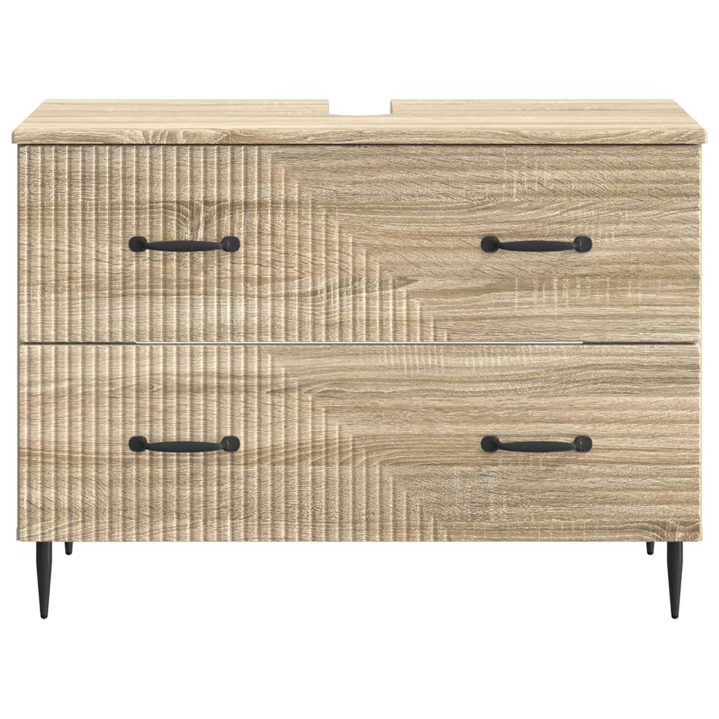 vidaXL Ντουλάπα Νιπτήρα Mπάνιου HAARLEM Sonoma Δρυς 82 x 41 x 58,5 εκ