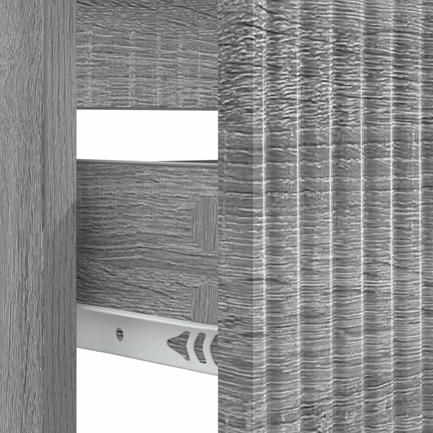 vidaXL Ντουλάπα Νιπτήρα Mπάνιου HAARLEM Γκρι Sonoma 82 x 41 x 58,5 εκ