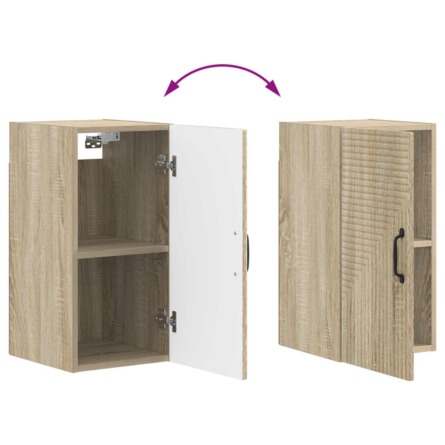 vidaXL Ντουλάπα τοίχου μπάνιου HAARLEM Sonoma Δρυς 30 x 31 x 59 εκ.