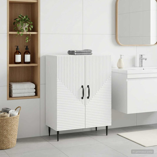 vidaXL Ντουλάπι Αποθήκευσης Μπάνιου HAARLEM Λευκό 59,5 x 31 x 80 εκ