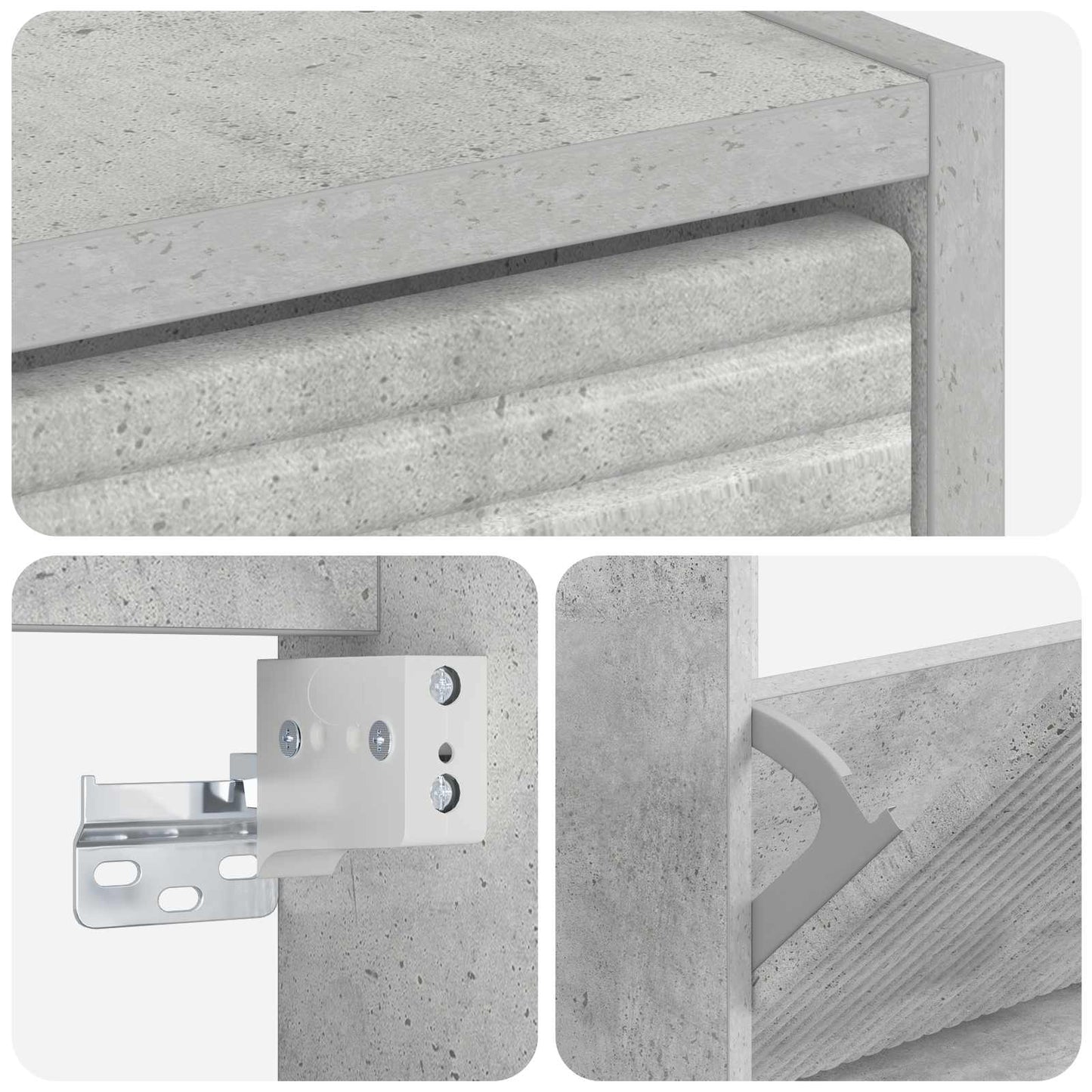 vidaXL Τοίχου Ντουλάπα Παπουτσιών HAARLEM 71 x 17 x 43 εκ