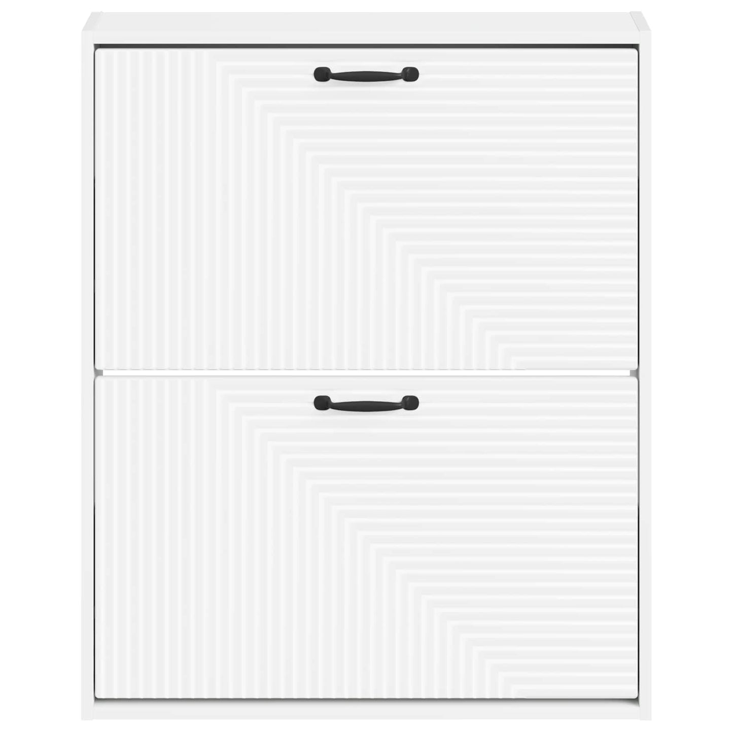 vidaXL Τοίχου Ντουλάπα Παπουτσιών HAARLEM 71 x 17 x 86 εκ. Λευκό
