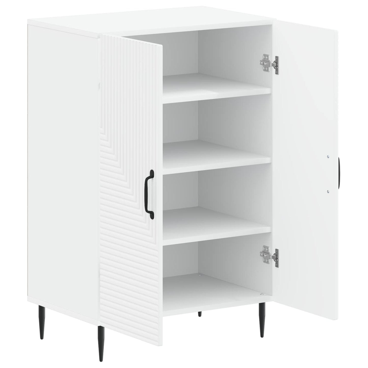 vidaXL Ντουλάπα Παπουτσιών HAARLEM 59,5 x 39,5 x 89,5 εκ Λευκό