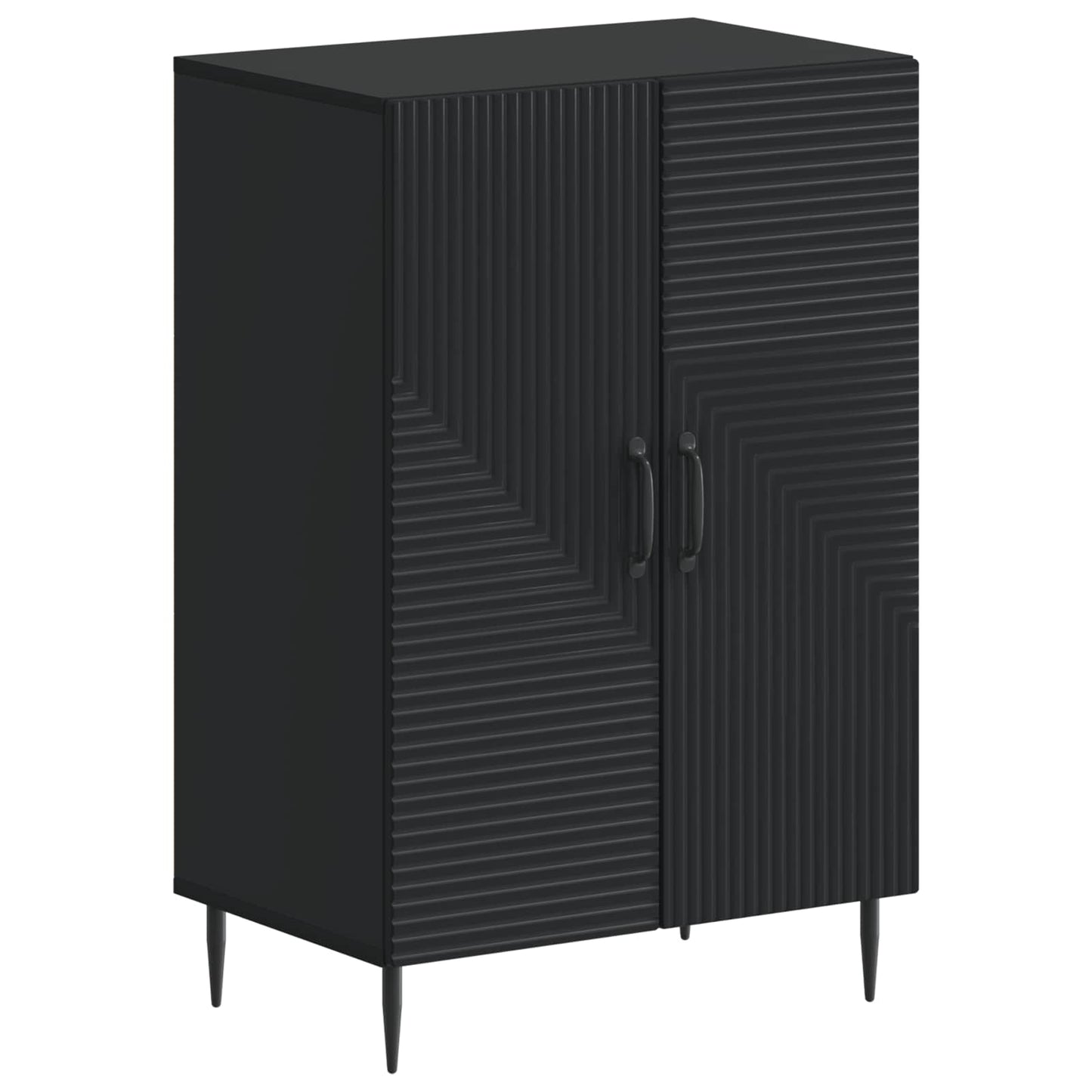 vidaXL Ντουλάπα Παπουτσιών HAARLEM 59,5 x 39,5 x 89,5 εκ Μαύρο