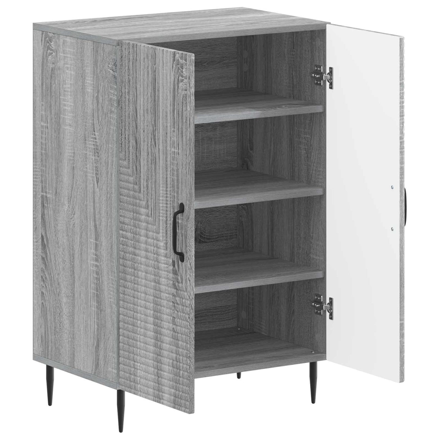 vidaXL Ντουλάπα Παπουτσιών HAARLEM 59,5 x 39,5 x 89,5 εκ Γκρι Sonoma