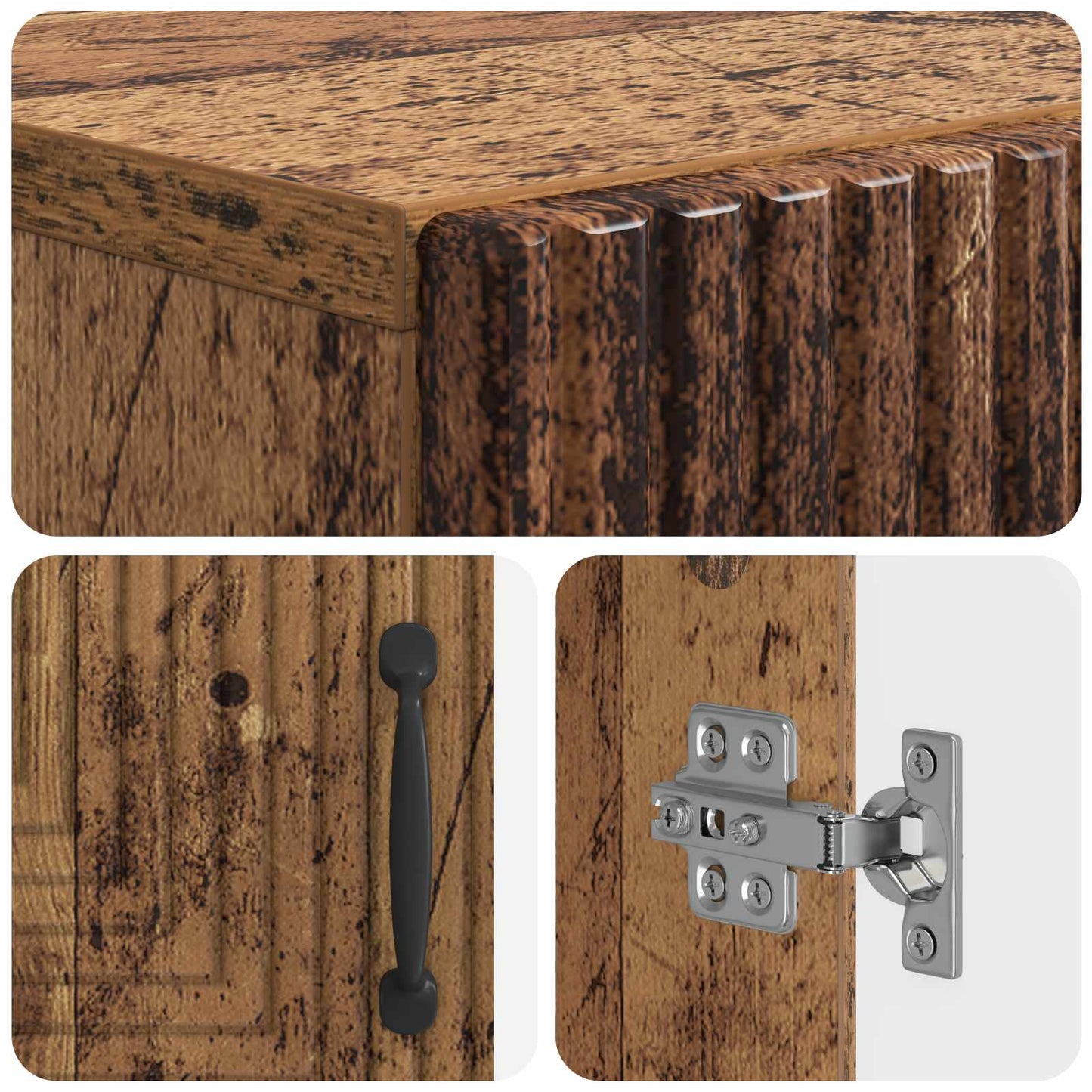 vidaXL Ντουλάπα Παπουτσιών HAARLEM 59,5 x 39,5 x 89,5 εκ