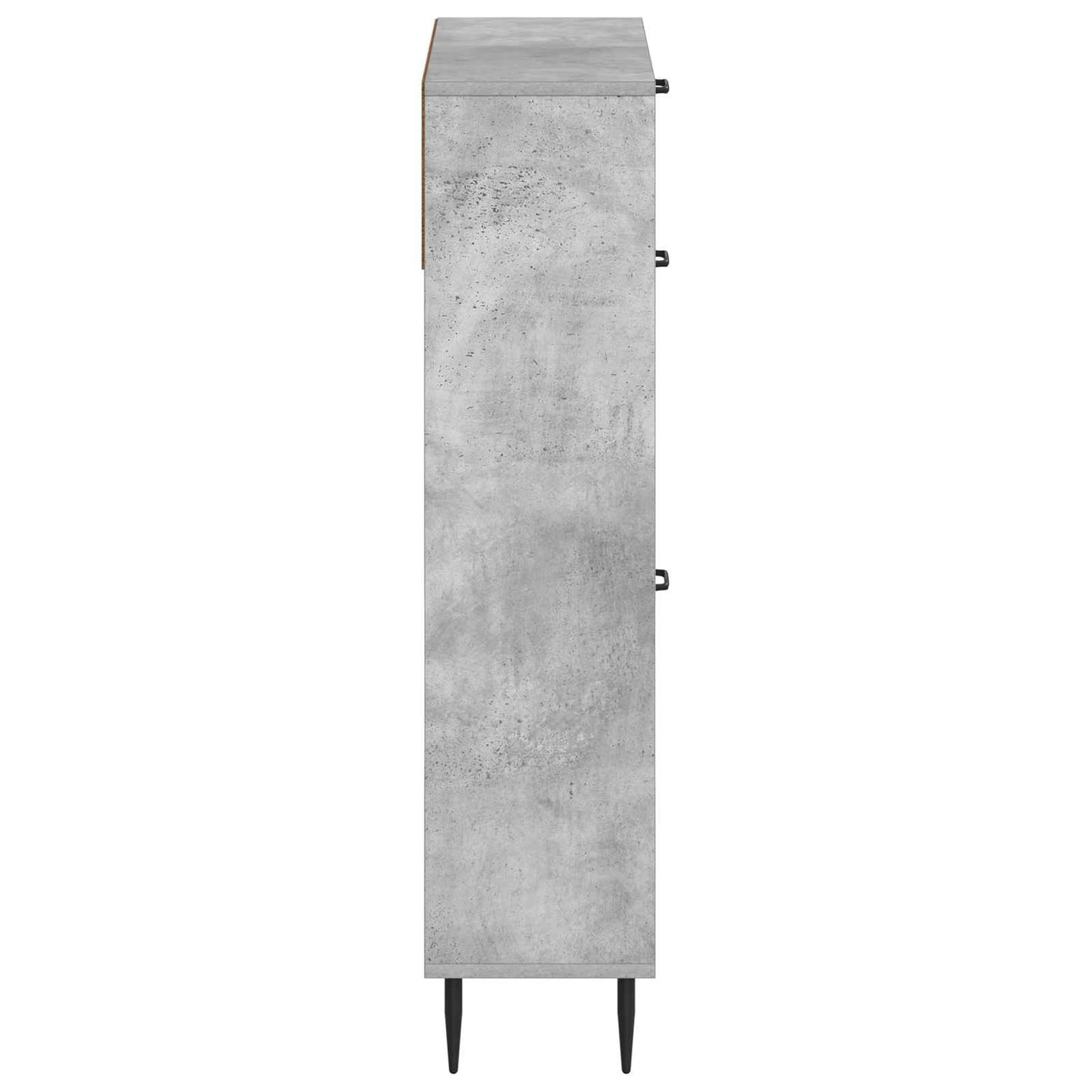 vidaXL Ντουλάπα Παπουτσιών HAARLEM 78 x 24 x 103 εκ. Γκρι Σκυροδέματος