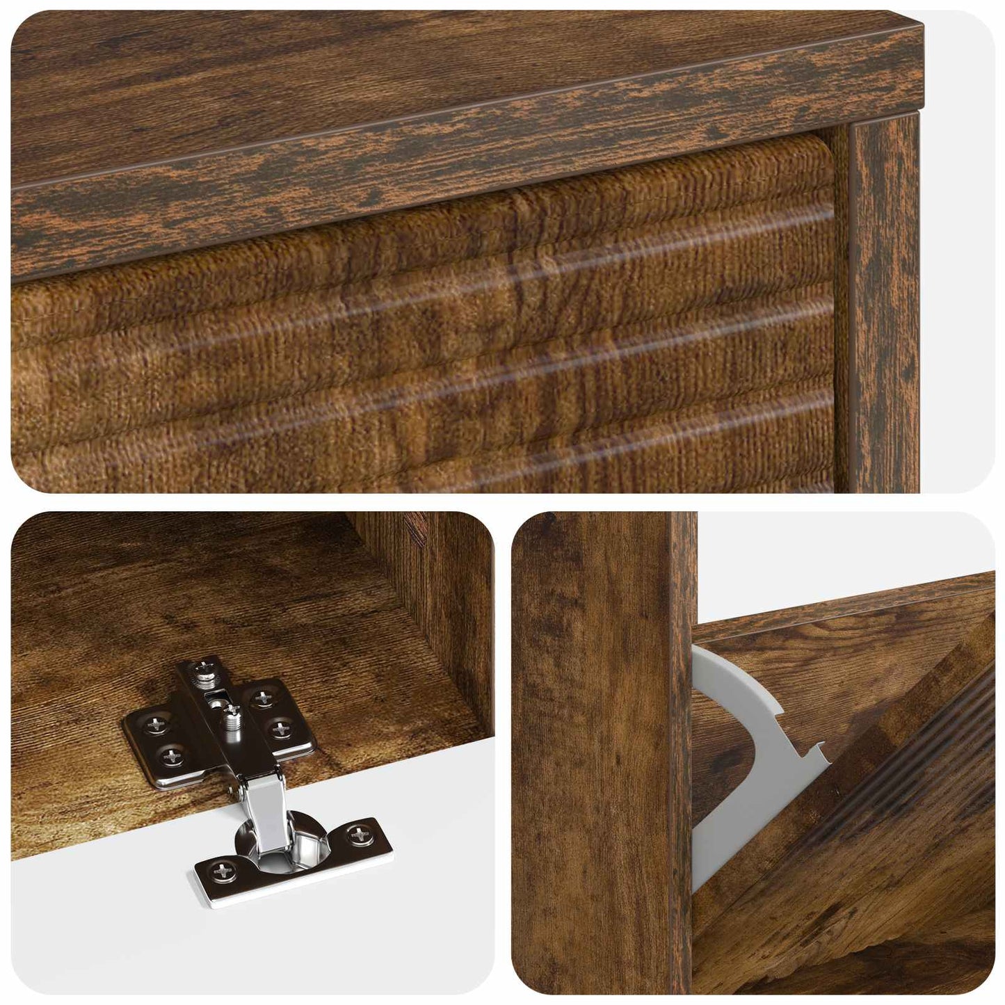 vidaXL Ντουλάπα Παπουτσιών HAARLEM 78 x 24 x 103 εκ.