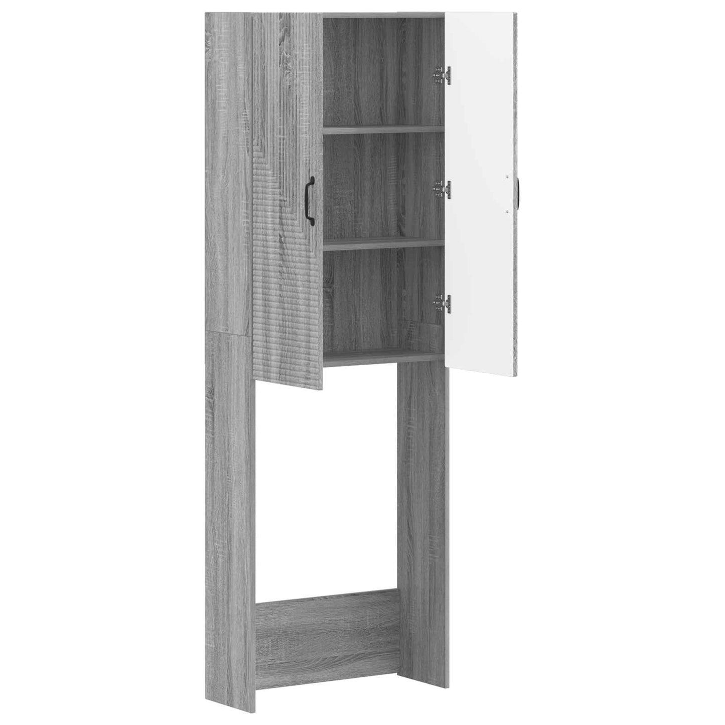 vidaXL Ντουλάπα τουαλέτας HAARLEM Γκρι Sonoma 66 x 25,5 x 190 εκ.