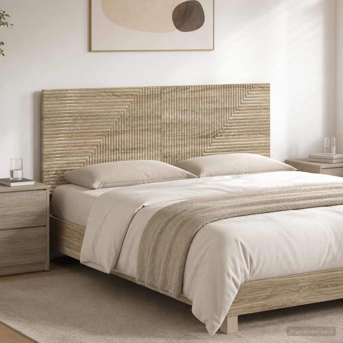 vidaXL Κεφαλάρι Τοίχου HAARLEM Sonoma Δρυς Επεξεργασμένο Ξύλο