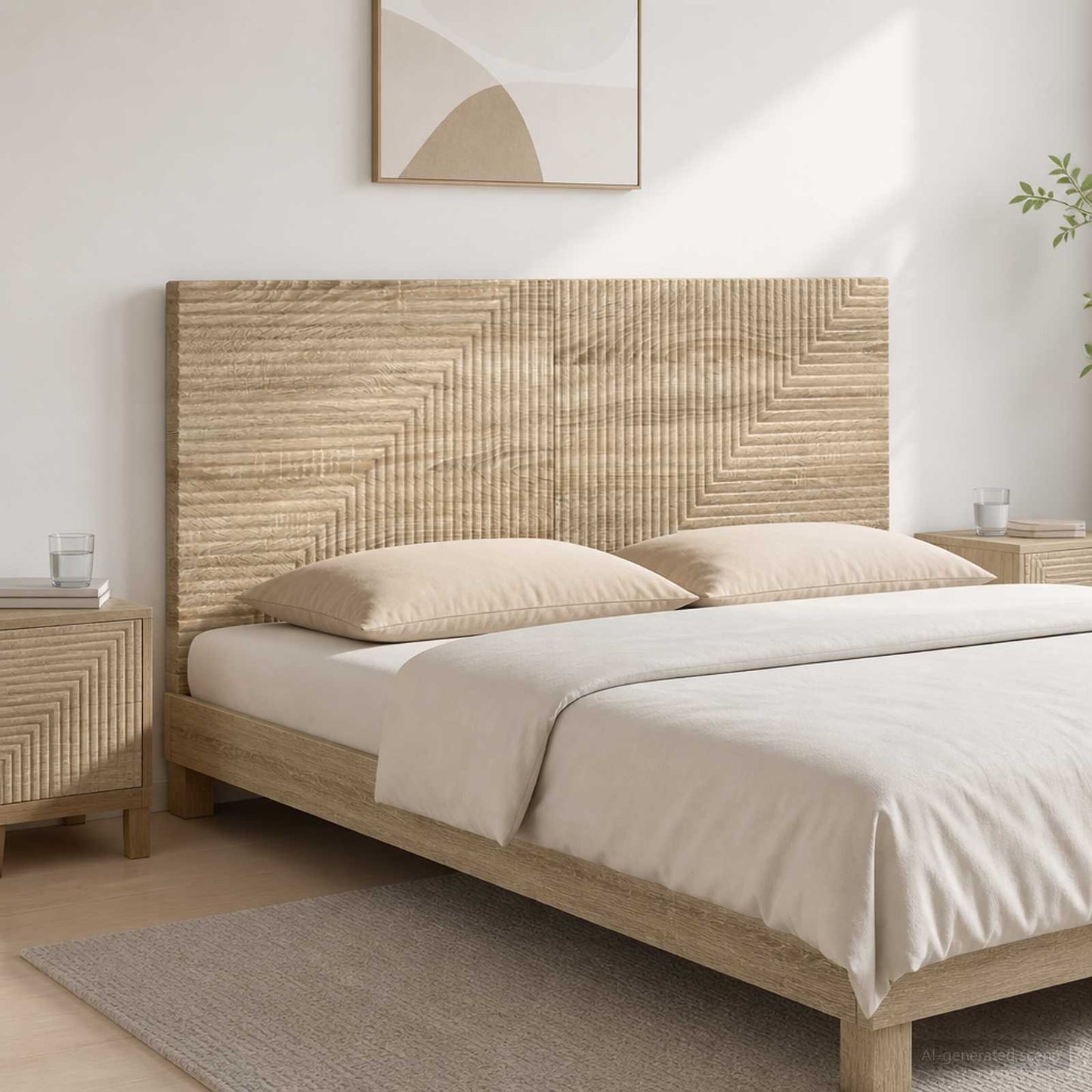 vidaXL Κεφαλάρι Τοίχου HAARLEM Sonoma Δρυς Επεξεργασμένο Ξύλο
