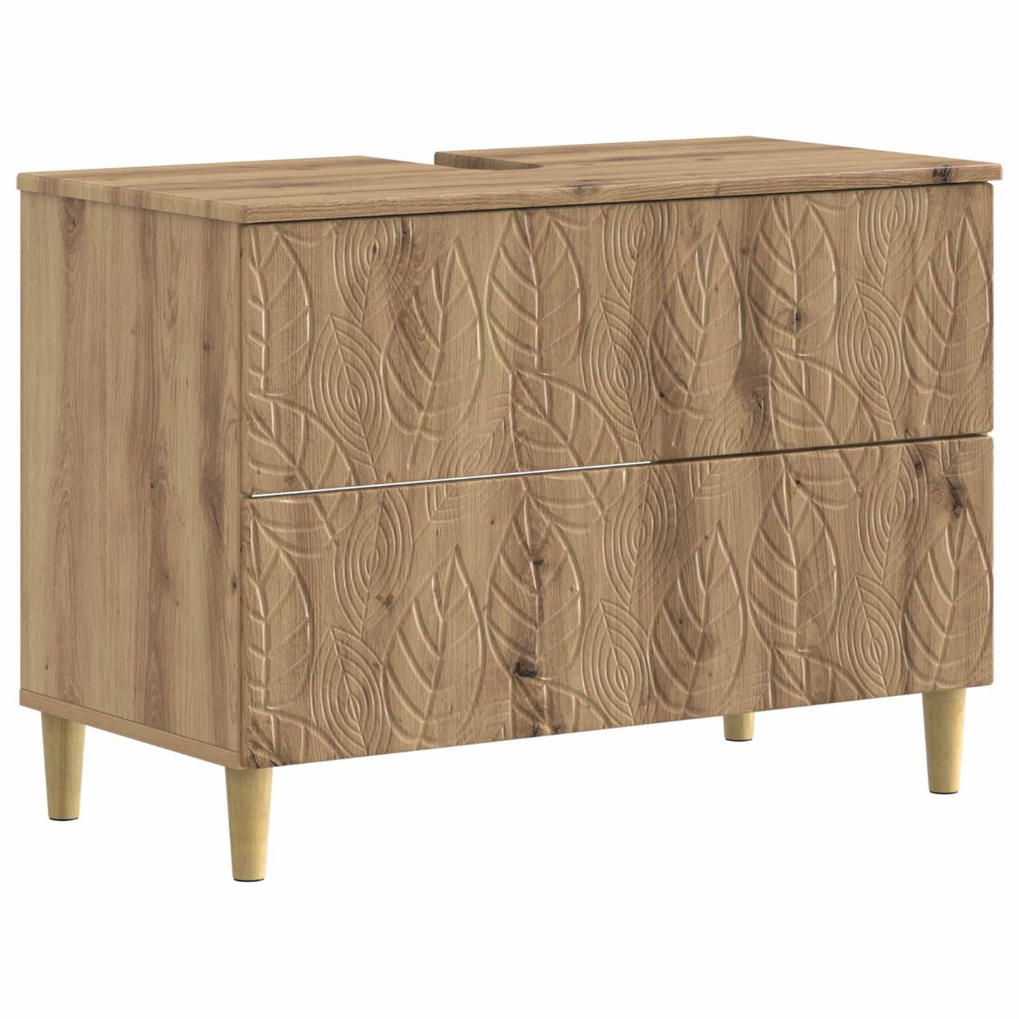 vidaXL Ντουλάπα Νιπτήρα Mπάνιου DELFT Artisan Δρυς 82 x 41 x 59 εκ