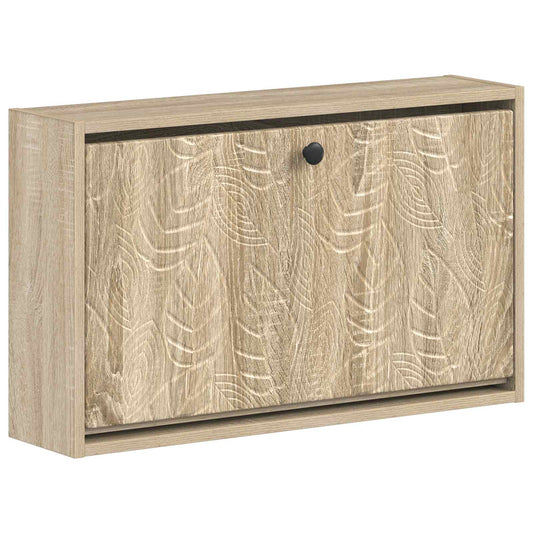 vidaXL Τοίχου Ντουλάπα Παπουτσιών DELFT 71 x 17 x 43 εκ Sonoma Δρυς
