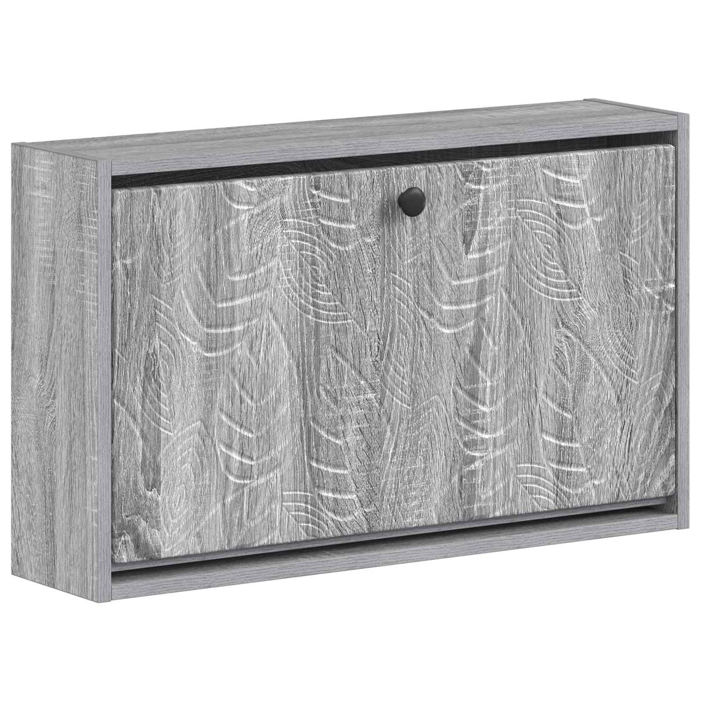 vidaXL Τοίχου Ντουλάπα Παπουτσιών DELFT 71 x 17 x 43 εκ Γκρι Sonoma