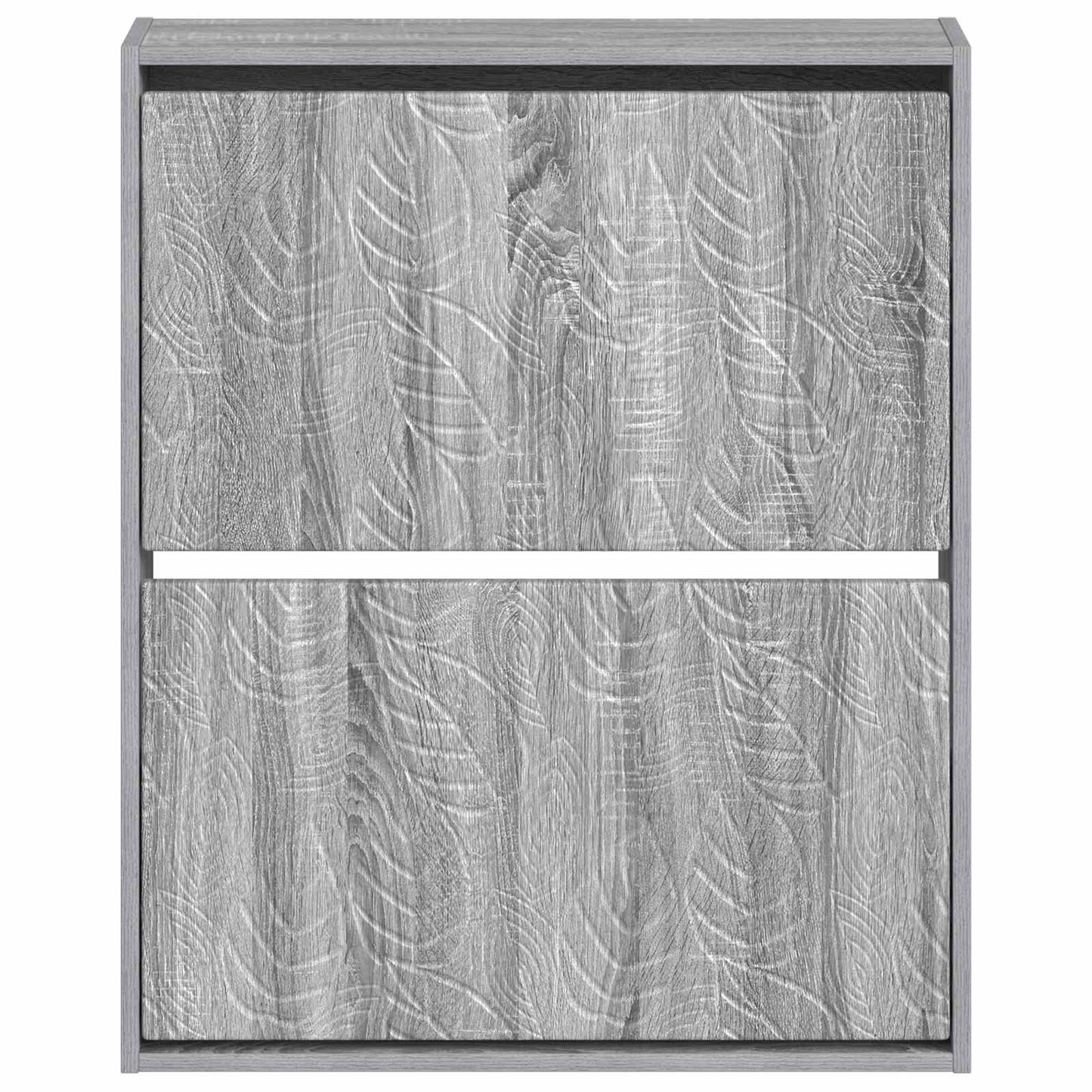 vidaXL Τοίχου Ντουλάπα Παπουτσιών DELFT 71 x 17 x 86 εκ. Γκρι Sonoma