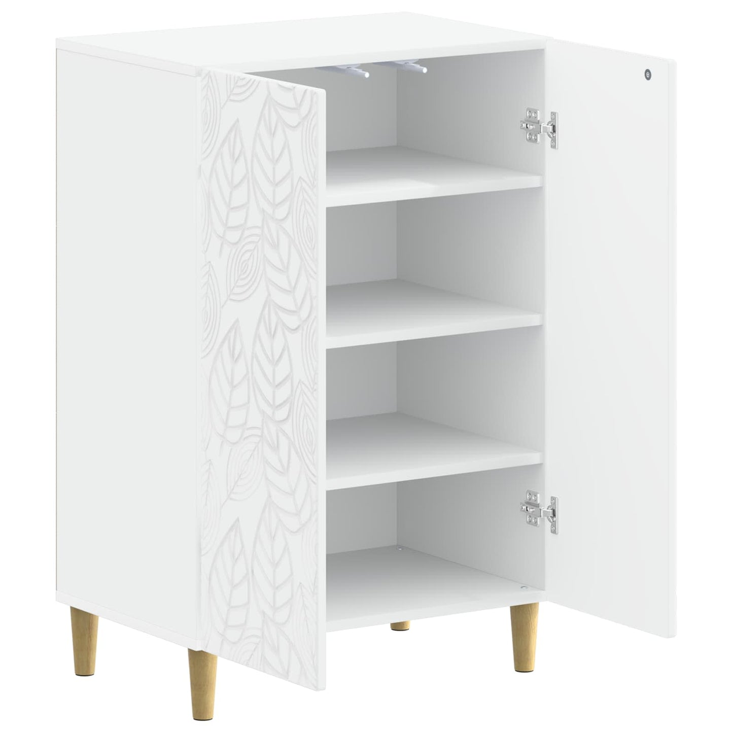 vidaXL Ντουλάπα Παπουτσιών DELFT 59,5 x 39,5 x 90 εκ. Λευκό