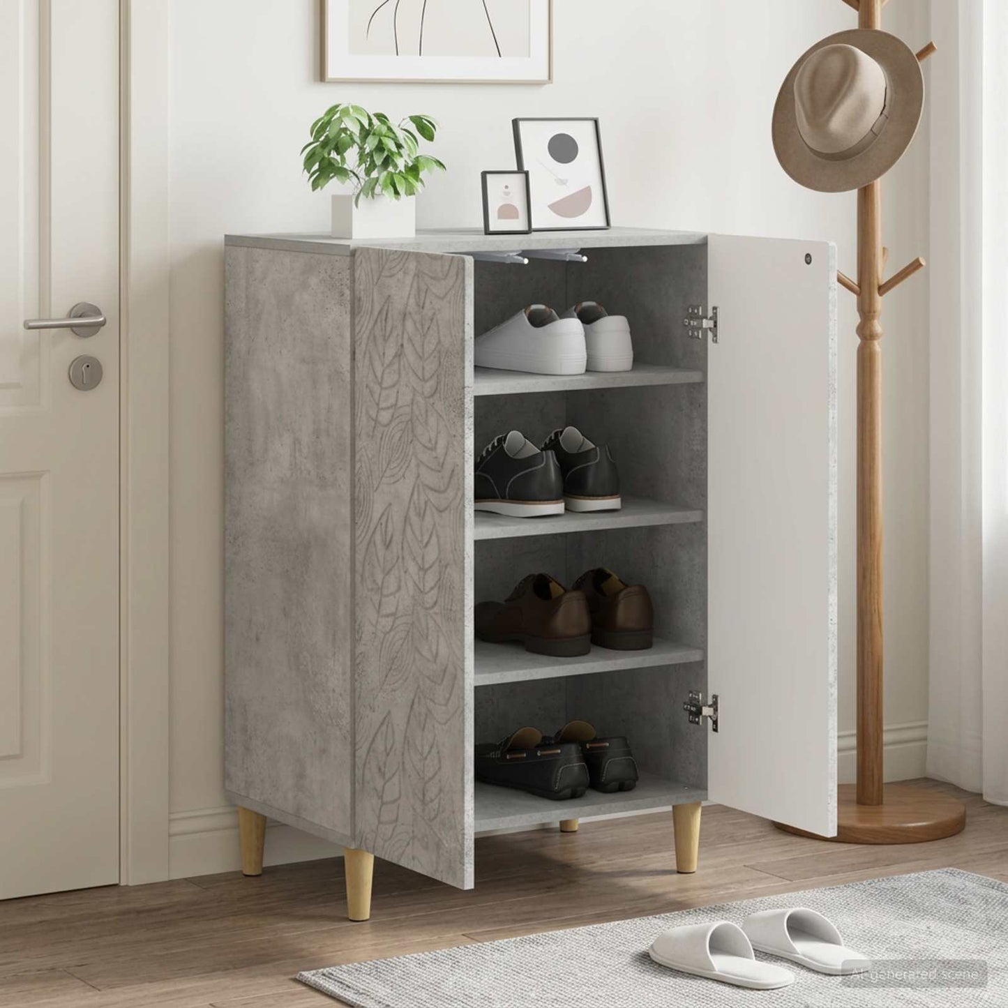 vidaXL Ντουλάπα Παπουτσιών DELFT 59,5 x 39,5 x 90 εκ.