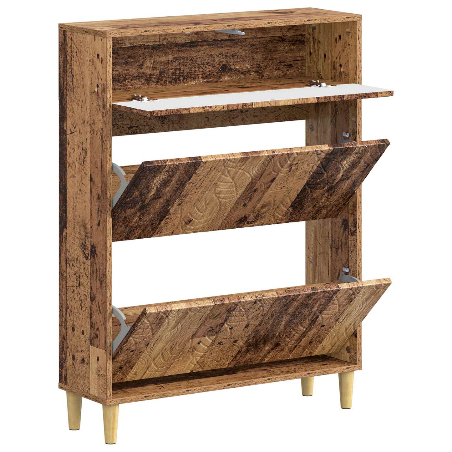 vidaXL Ντουλάπα Παπουτσιών DELFT 78 x 24 x 103 εκ. Επεξεργασμένο Ξύλο