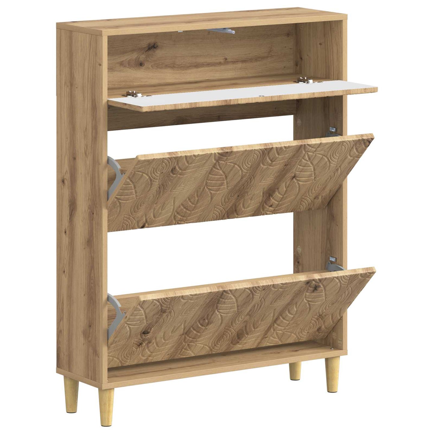 vidaXL Ντουλάπα Παπουτσιών DELFT 78 x 24 x 103 εκ. Επεξεργασμένο Ξύλο