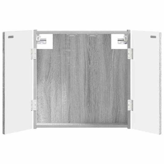 vidaXL Ντουλάπα Πινάκων Βελών DELFT Γκρι Sonoma 52,5 x 10,5 x 53,5 εκ.
