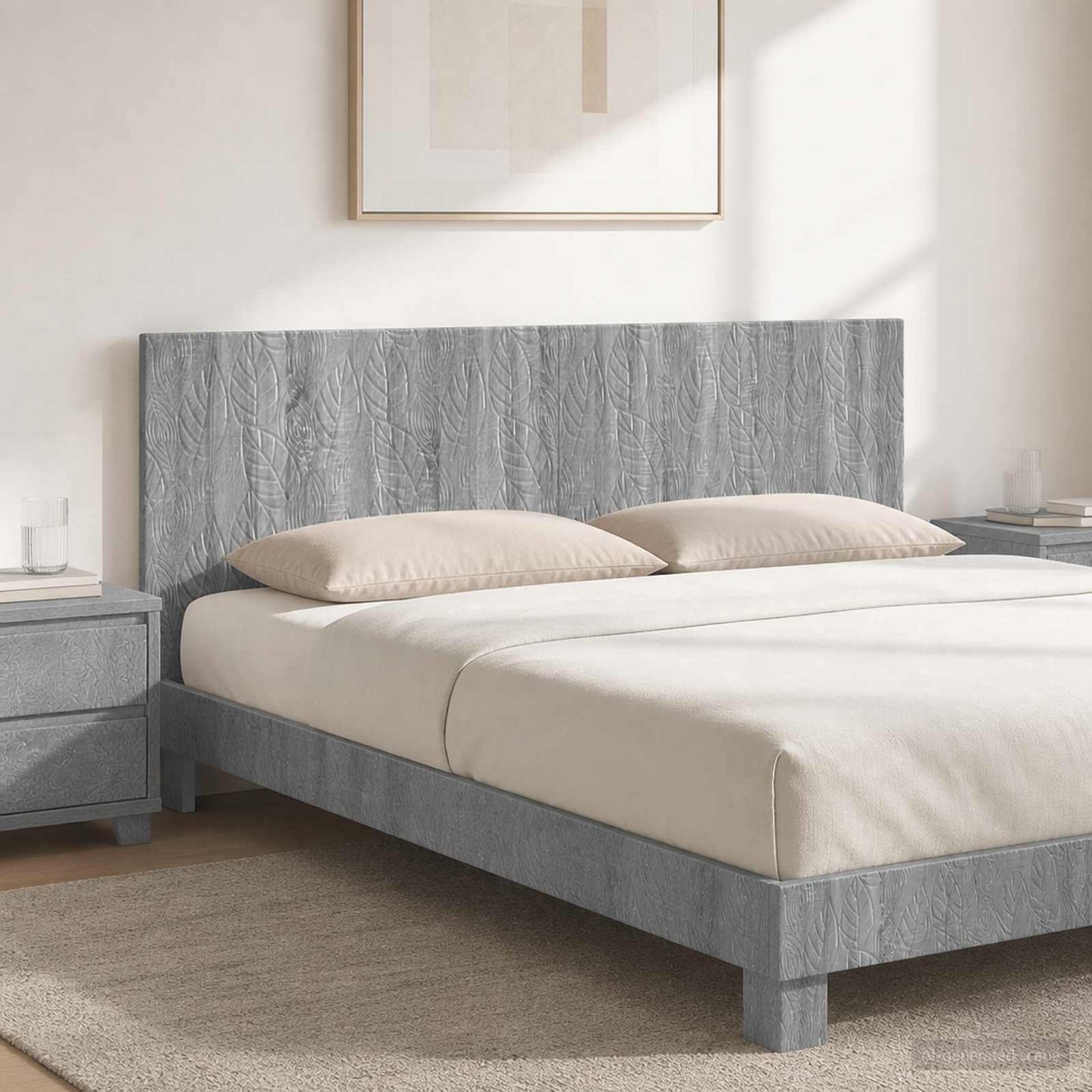 vidaXL Κεφαλάρι Τοίχου DELFT Γκρι Sonoma Επεξεργασμένο Ξύλο