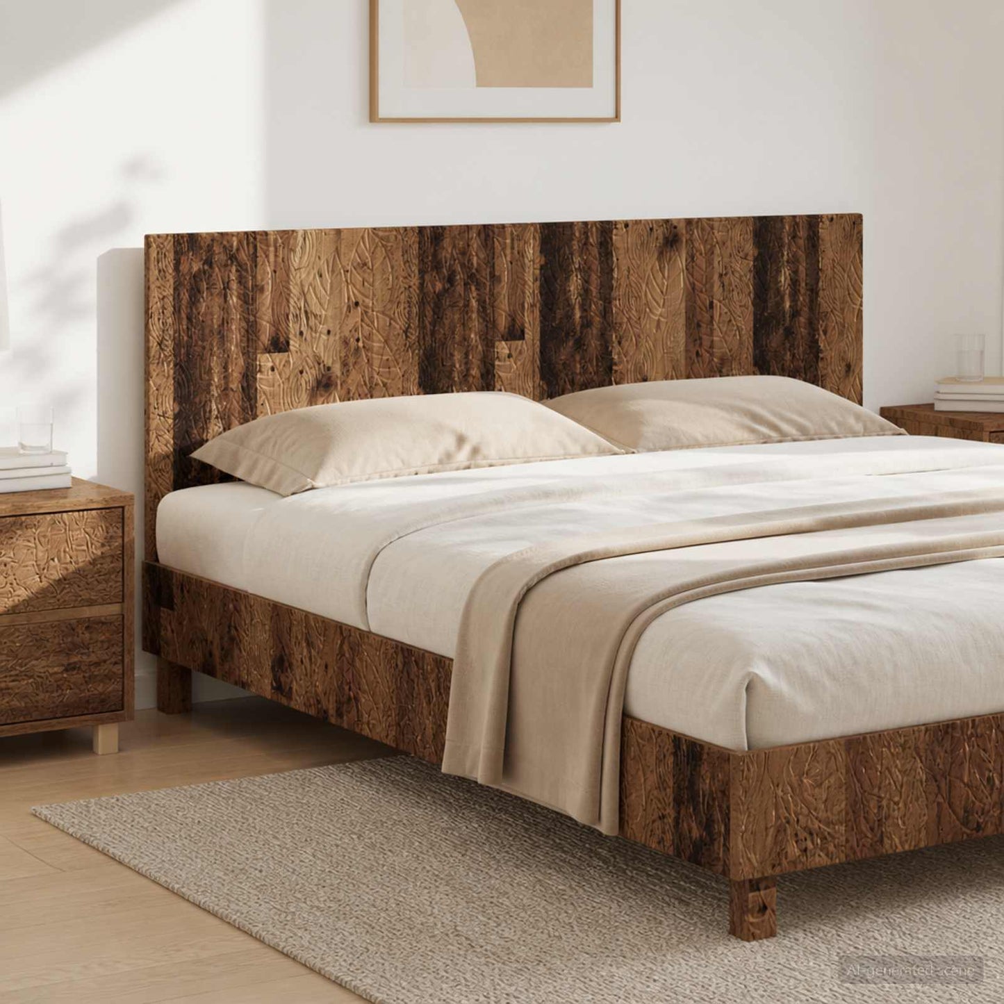 vidaXL Κεφαλάρι Τοίχου DELFT Παλαιωμένο ξύλο Επεξεργασμένο Ξύλο