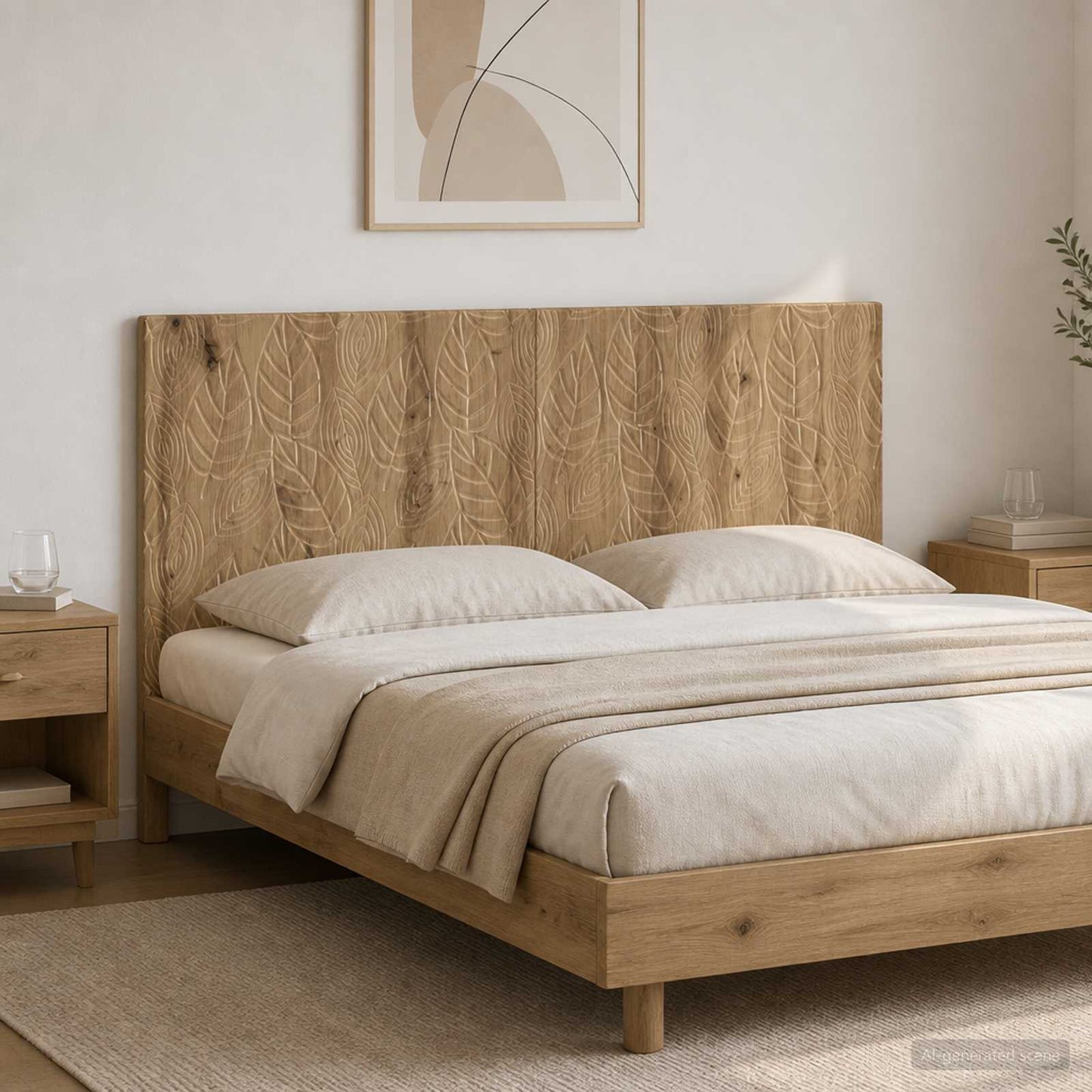vidaXL Κεφαλάρι Τοίχου DELFT Artisan Δρυς Επεξεργασμένο Ξύλο