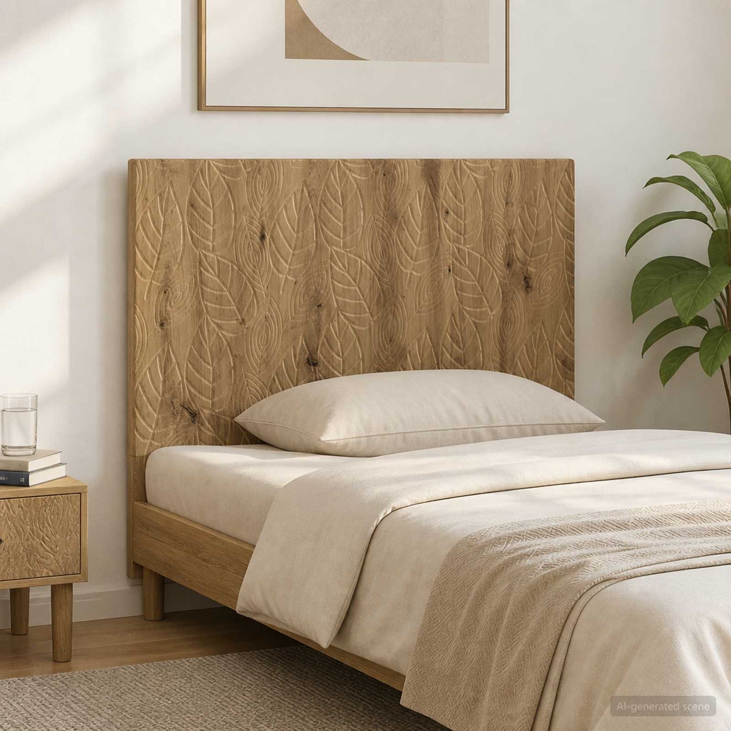 vidaXL Κεφαλάρι Τοίχου DELFT Artisan Δρυς Επεξεργασμένο Ξύλο