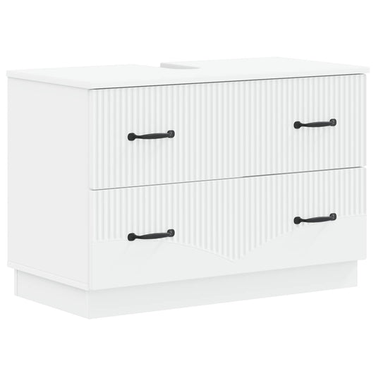 vidaXL Ντουλάπα Νιπτήρα Mπάνιου HOORN Λευκό 82 x 41 x 56 εκ.