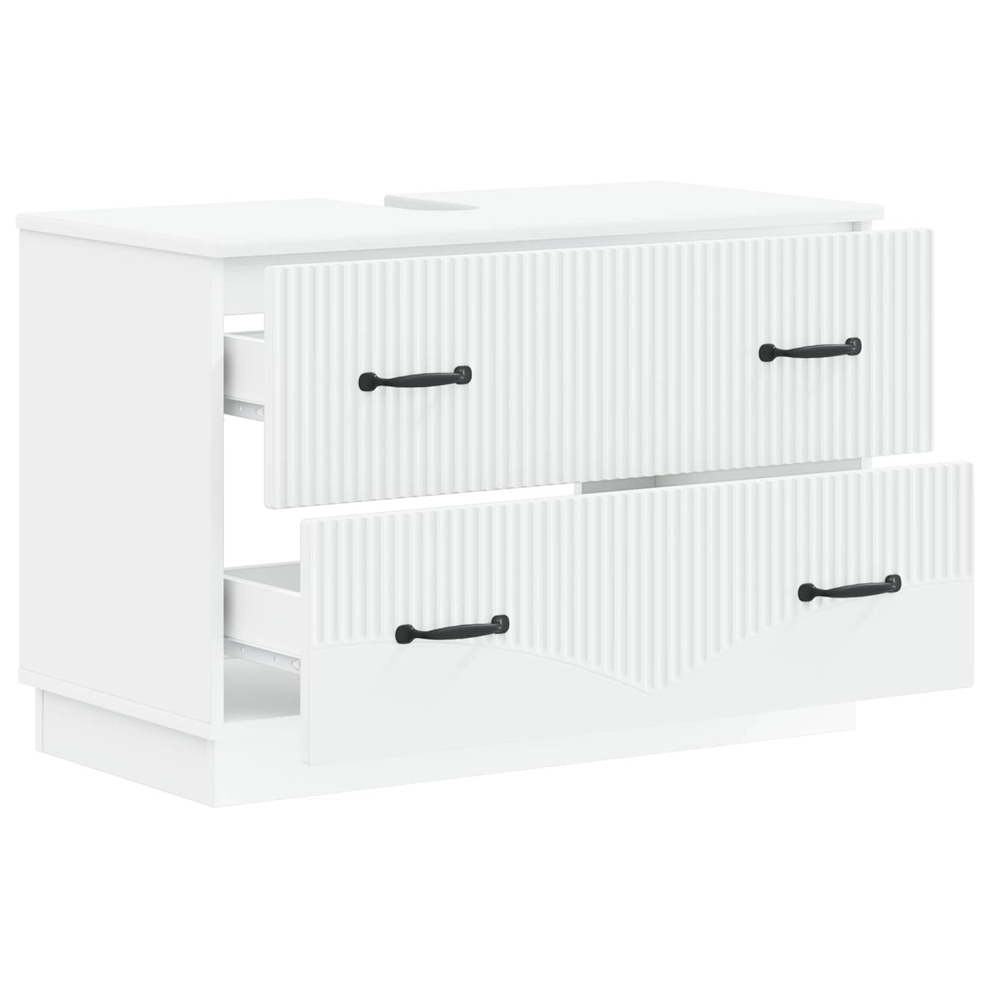 vidaXL Ντουλάπα Νιπτήρα Mπάνιου HOORN Λευκό 82 x 41 x 56 εκ.