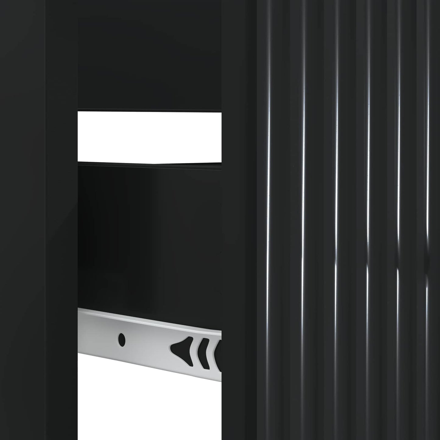 vidaXL Ντουλάπα Νιπτήρα Mπάνιου HOORN Μαύρο 82 x 41 x 56 εκ.