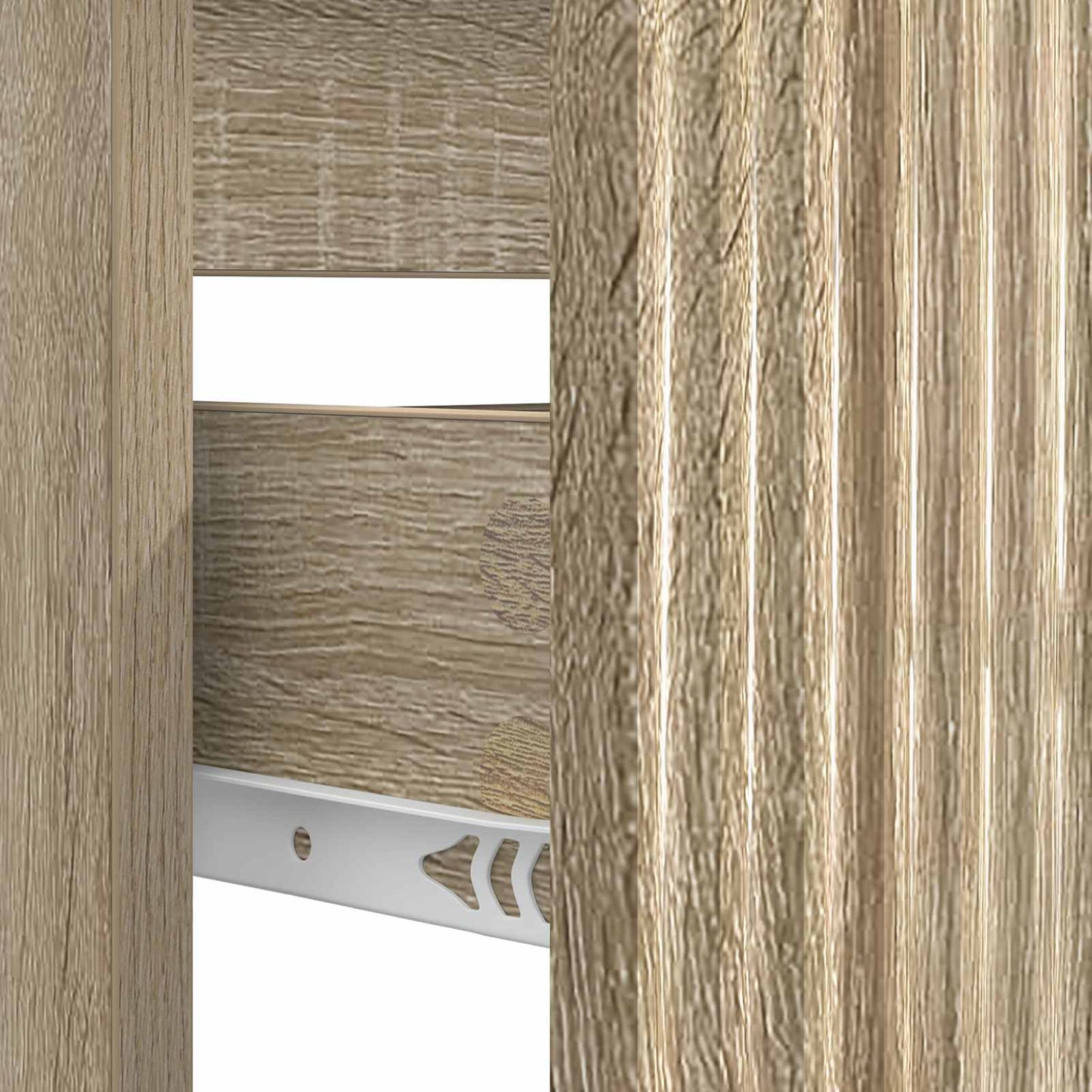 vidaXL Ντουλάπα Νιπτήρα Mπάνιου HOORN Sonoma Δρυς 82 x 41 x 56 εκ.
