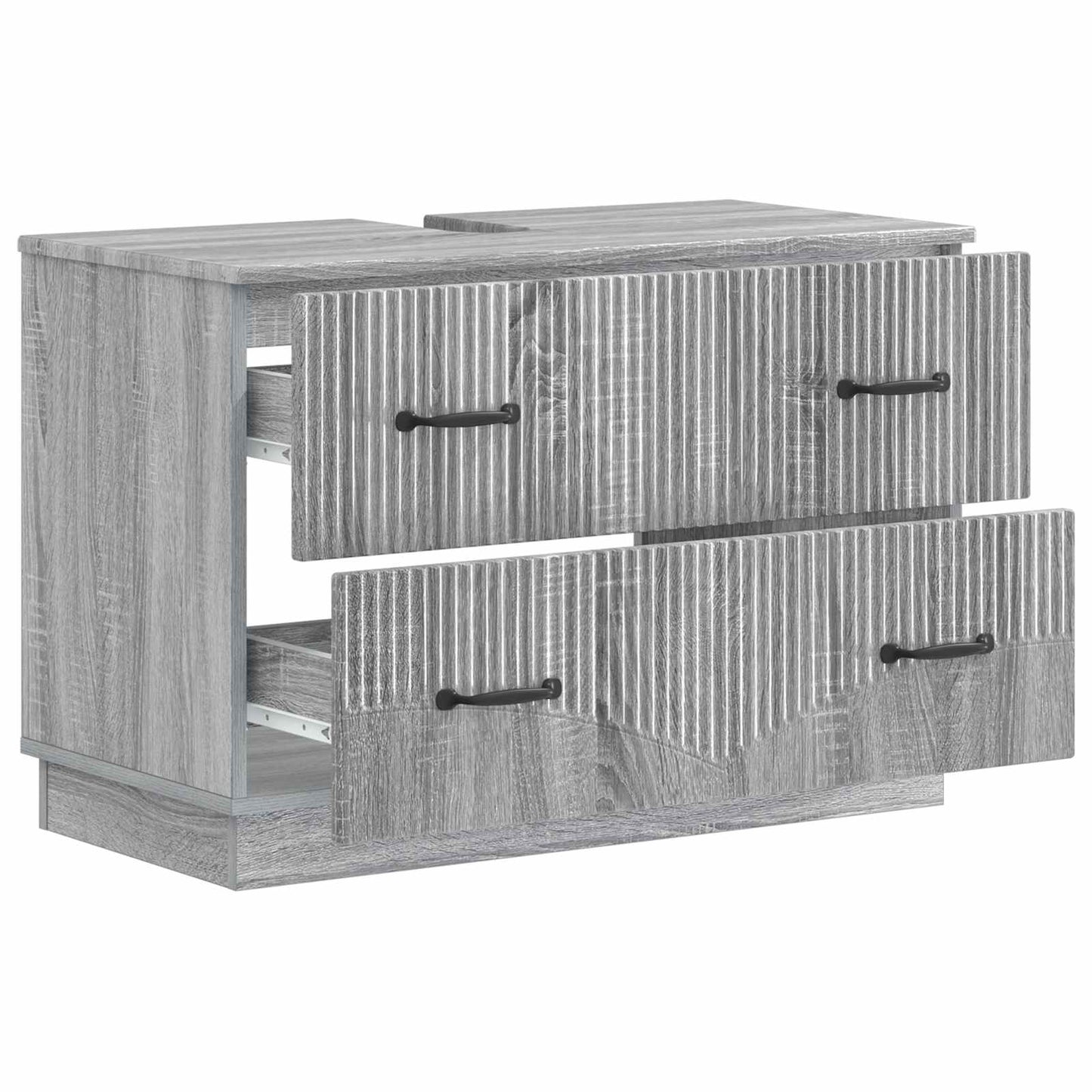 vidaXL Ντουλάπα Νιπτήρα Mπάνιου HOORN Γκρι Sonoma 82 x 41 x 56 εκ.