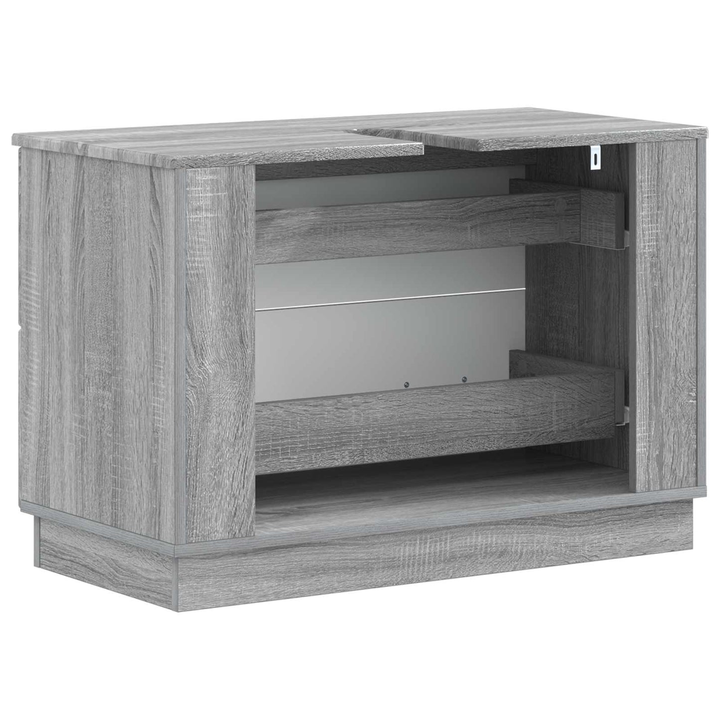 vidaXL Ντουλάπα Νιπτήρα Mπάνιου HOORN Γκρι Sonoma 82 x 41 x 56 εκ.