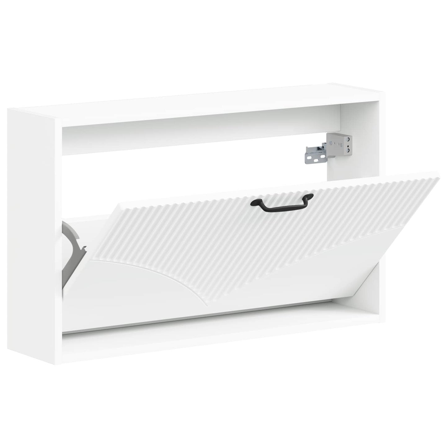 vidaXL Τοίχου Ντουλάπα Παπουτσιών HOORN 71 x 17 x 43 εκ Λευκό