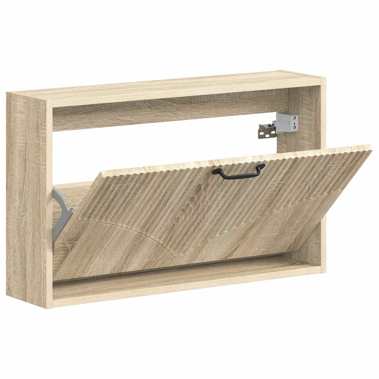 vidaXL Τοίχου Ντουλάπα Παπουτσιών HOORN 71 x 17 x 43 εκ Sonoma Δρυς