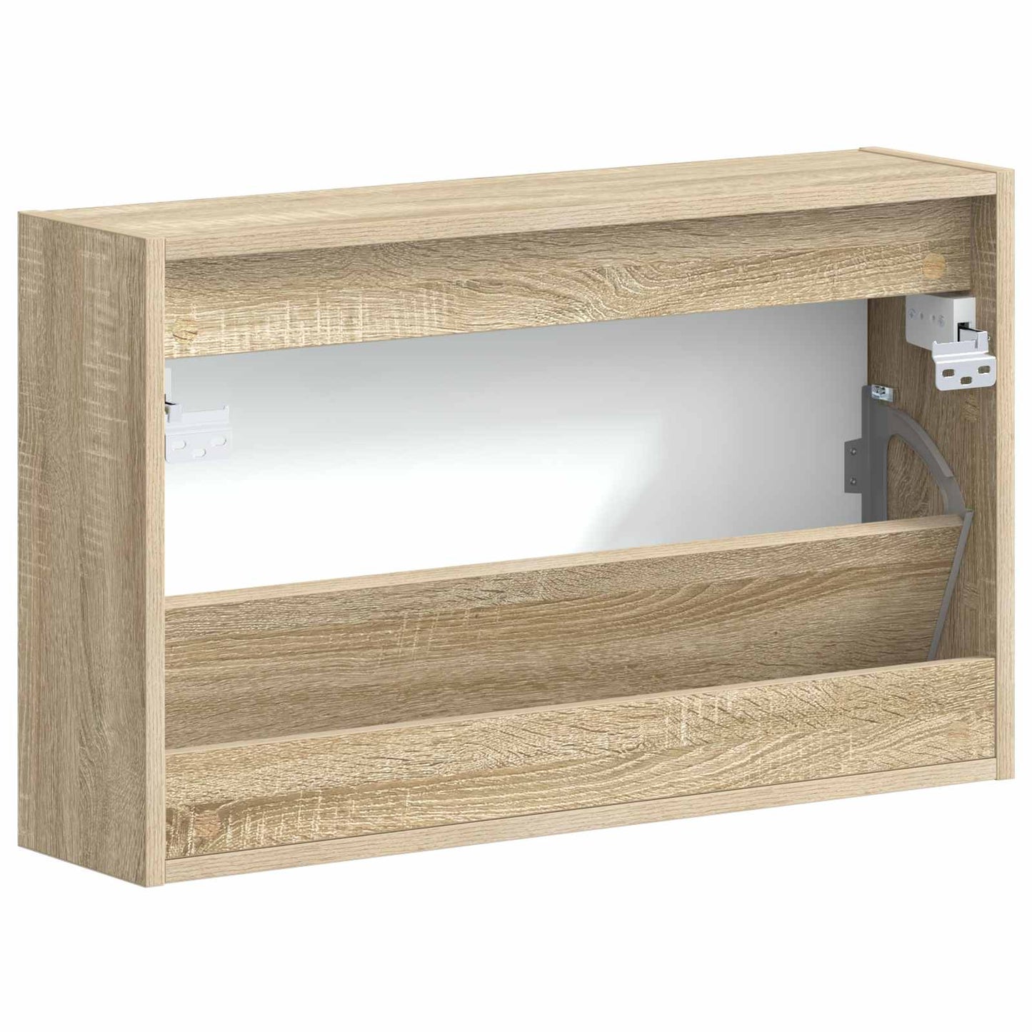 vidaXL Τοίχου Ντουλάπα Παπουτσιών HOORN 71 x 17 x 43 εκ Sonoma Δρυς