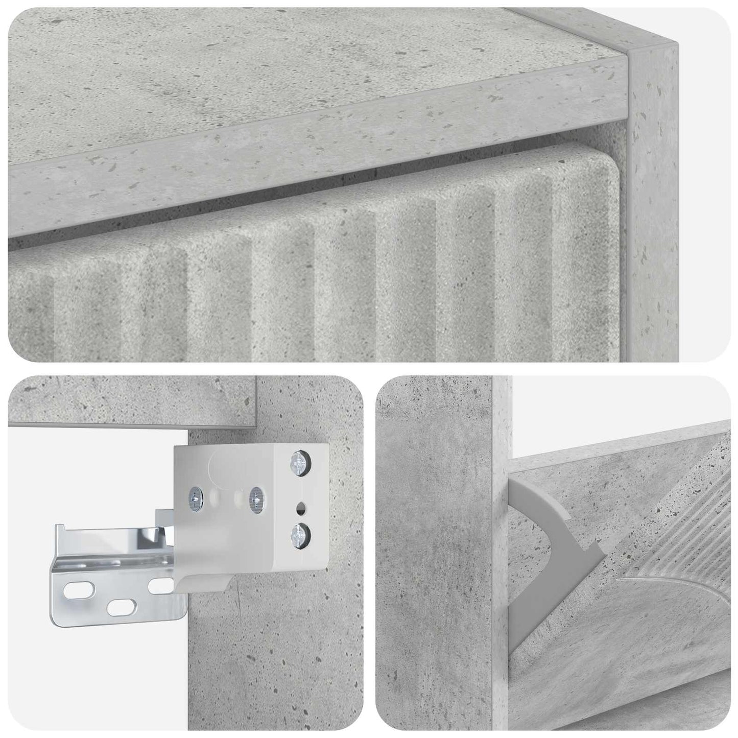 vidaXL Τοίχου Ντουλάπα Παπουτσιών HOORN 71 x 17 x 43 εκ
