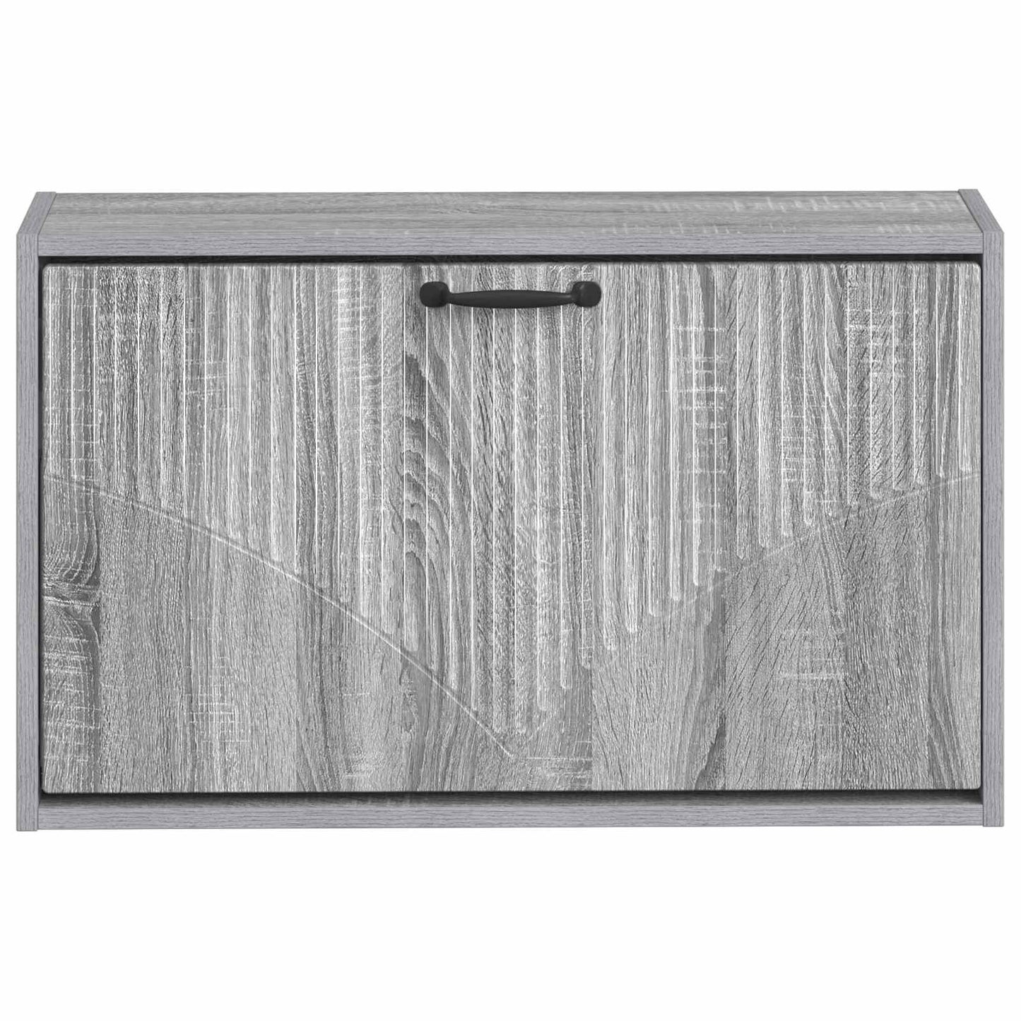 vidaXL Τοίχου Ντουλάπα Παπουτσιών HOORN 71 x 17 x 43 εκ Γκρι Sonoma
