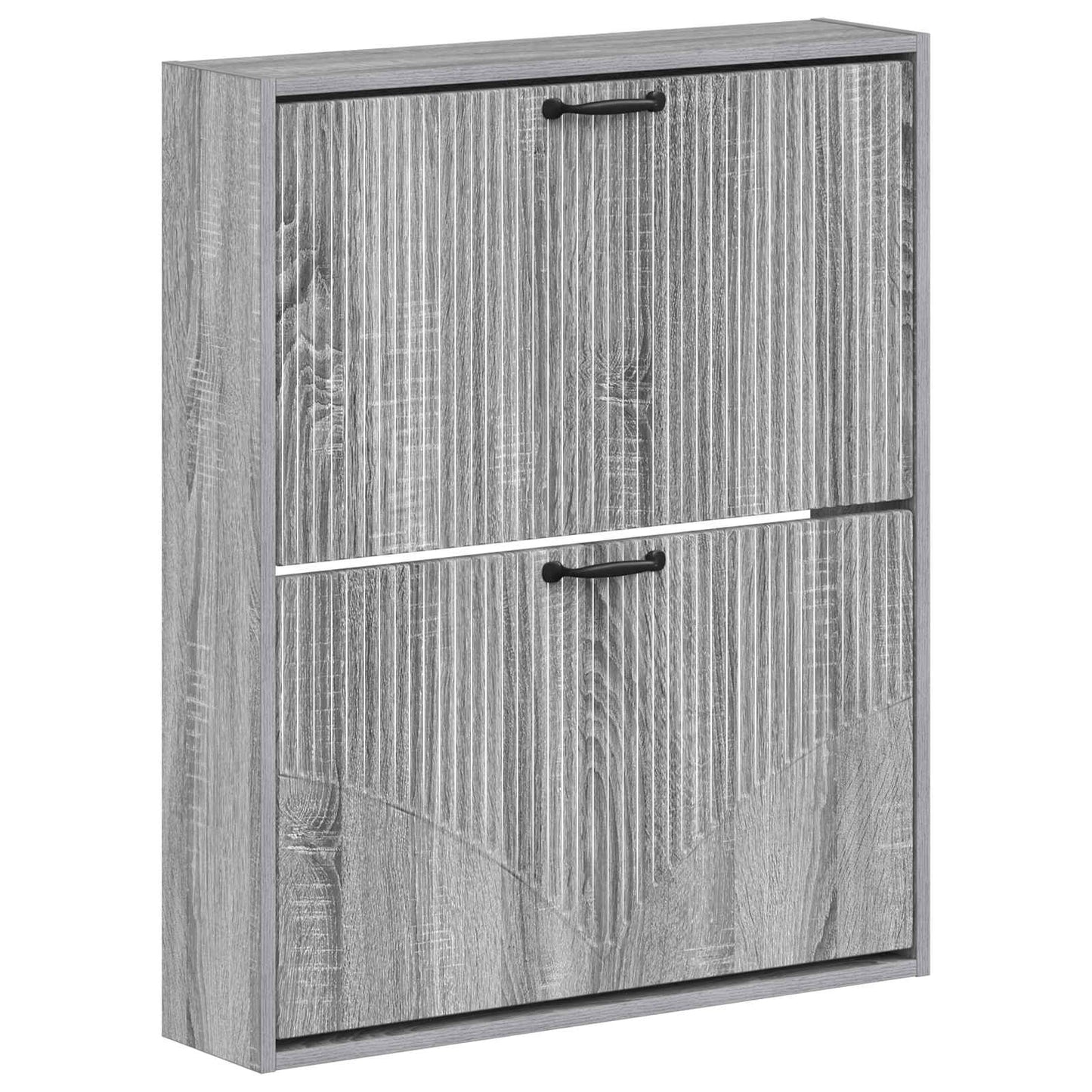 vidaXL Τοίχου Ντουλάπα Παπουτσιών HOORN 71 x 17 x 86 εκ. Γκρι Sonoma