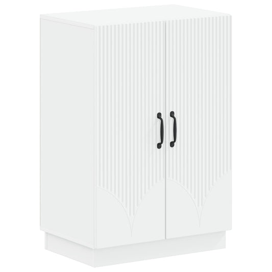 vidaXL Ντουλάπα Παπουτσιών HOORN 59,5 x 39,5 x 87 εκ Λευκό