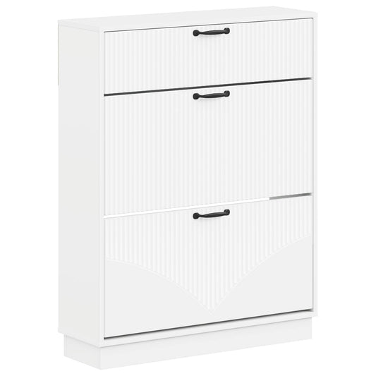 vidaXL Ντουλάπα Παπουτσιών HOORN 78 x 24 x 100 εκ. Επεξεργασμένο Ξύλο